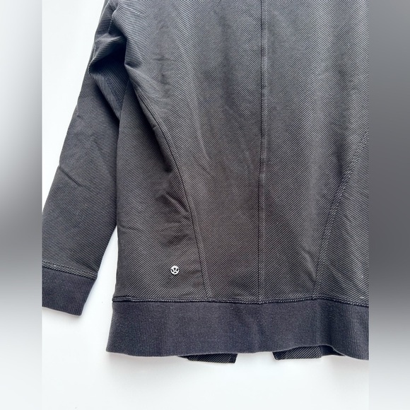 LULULEMON Mula Asymmetrical Jacket Bundle Wrap Zip Moto. Angle zip - Picture 8 of 11